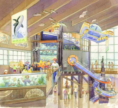Rendition of FUTURE Hands On Children's Museum in Oly